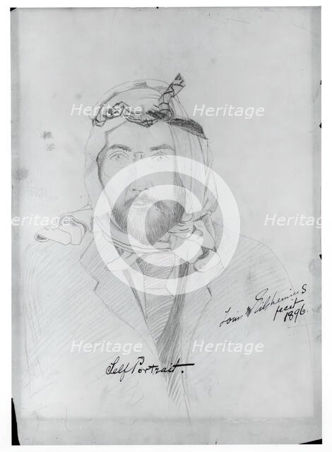 Self-Portrait, 1896. Creator: Louis Michel Eilshemius.