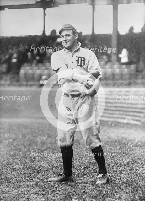 Oscar Stanage, Detroit Al (Baseball), 1913. Creator: Harris & Ewing.