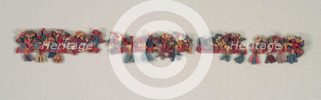 Border Fragment with Birds and Flowers, 100 BC-700. Creator: Unknown.