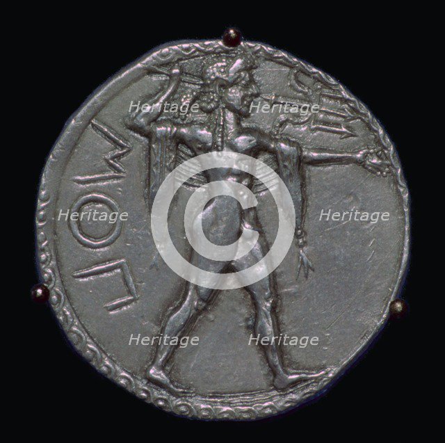Stater of Poseidonia, 5th century BC. Artist: Unknown