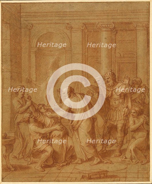 Death of Sapphira, n.d. Creator: Francois Verdier.