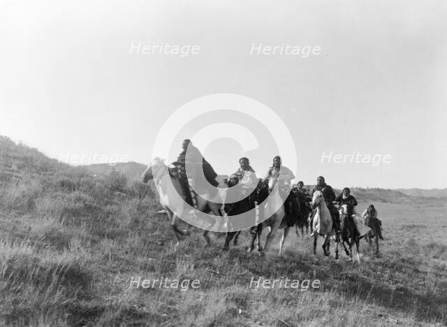 Return of scouts-Cheyenne, C1910. Creator: Edward Sheriff Curtis.