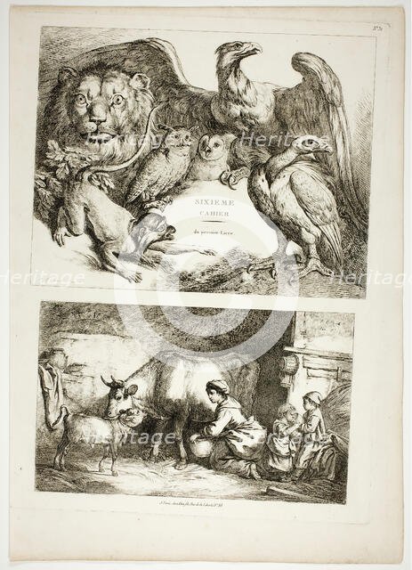 Plate 31 of 38 from Oeuvres de J. B. Huet, 1796–99. Creator: Jean Baptiste Marie Huet.