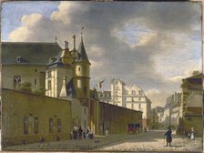 Gate of the Hotel de Clisson and rue des Archives, around 1840. Creator: Unknown.