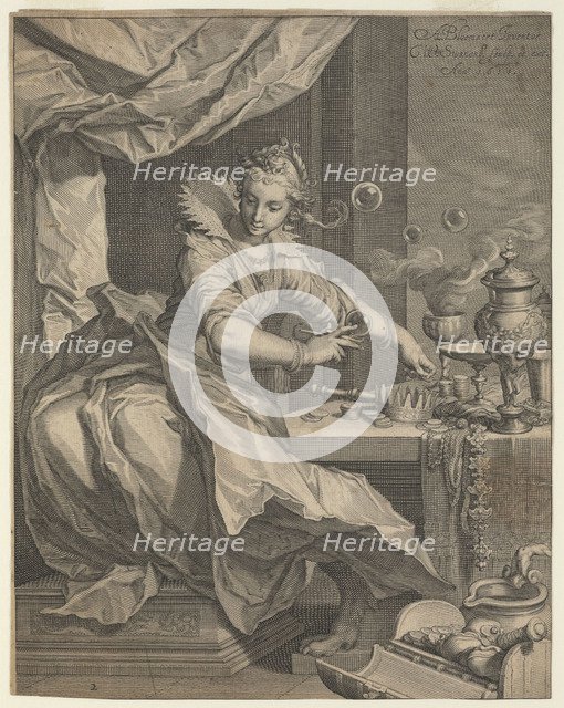 Allegory of Wealth and Luxury, 1611. Artist: Swanenburgh, Willem van (1582-1616)