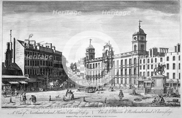 View of Northumberland House, Charing Cross, Westminster, London, 1794.                              Artist: John Bowles