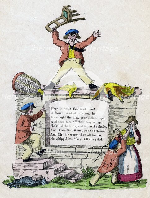 A story of cruel Frederick. Artist: Unknown