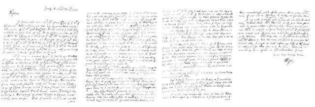 Letter by Samuel Pepys to John Jackson, Esq, 1700 (1865).Artist: Frederick George Netherclift