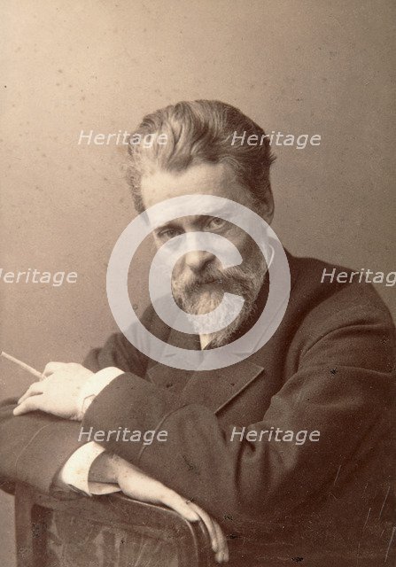 Vladimir Makovsky, Russian artist, 1890s. Artist: Unknown