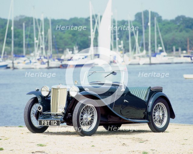 1947 MG TC. Artist: Unknown.
