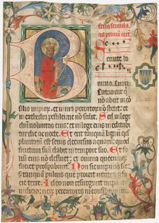 Manuscript Leaf from a Missal, Austrian, late 15th century. Creator: Unknown.