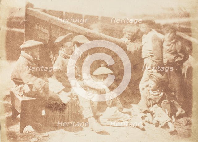 Newhaven Boys, 1843-47. Creators: David Octavius Hill, Robert Adamson, Hill & Adamson.