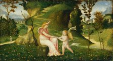 Venus and Cupid in a Landscape, c. 1505/1515. Creator: Anon.