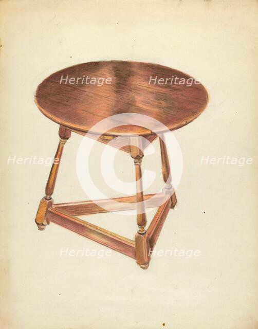 Table, c. 1953. Creator: Harry Eisman.