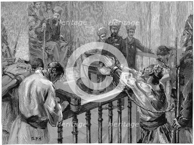 Abdor Rahman Khan (1844-1901), ruler of Afghanistan (1880-1901), 1893. Artist: Unknown