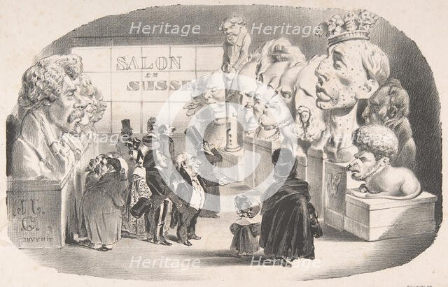 Dantanorama Museum, 1835. Creators: Jean Ignace Isidore Gerard, Lependry, Charles Ramelet.