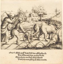 Elijah Anoints Elisha, 1549. Creator: Augustin Hirschvogel.