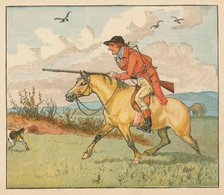 'Father's gone a hunting', c1880. Creator: Edmund Evans.