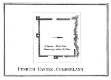 Plan of Penrith Castle, Cumberland, late 18th century. Artist: Unknown.