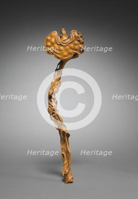 Scepter in the Shape of a Ruyi Fungus, 1700s. Creator: Unknown.