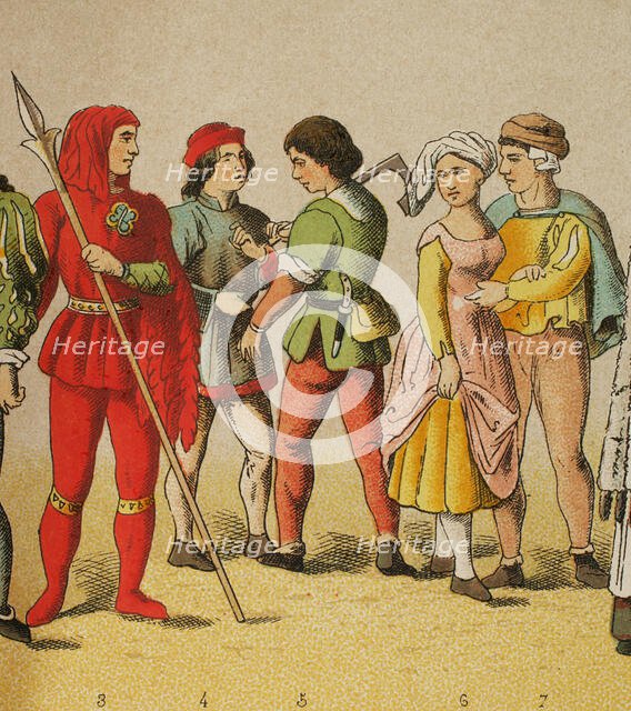 History of Germany, Middle Ages, 1450-1500, (1881).  Creator: Unknown.