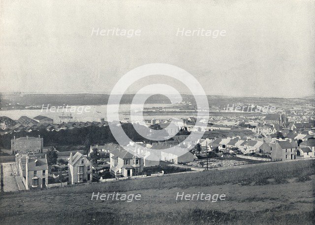 'Milford Haven - General View of the Town and the Haven', 1895. Artist: Unknown.