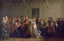 'Reunion of Artists in the Studio of Isabey', 1798. Artist: Louis Leopold Boilly