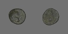 Hemidrachm (Coin) Depicting a Female Head, 146-27 BCE. Creator: Unknown.