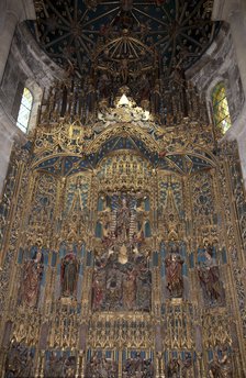 Altar, Old Cathedral of Coimbra, Portugal, 2009.  Artist: Samuel Magal