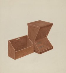 Shaker Wood Box, c. 1937. Creator: Alois E. Ulrich.