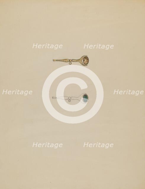 Watch Key, c. 1936. Creator: Gladys Cook.