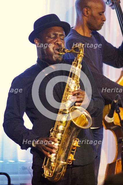 Tony Kofi, Watermill Jazz Club, Dorking, Surrey, 01.22.19. Creator: Brian O'Connor.