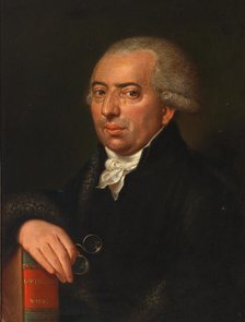 Portrait of the Viennese art and music dealer Carlo Mechetti (1747-1811), c 1780. Creator: Ferracuti (active Early 19th cen.).