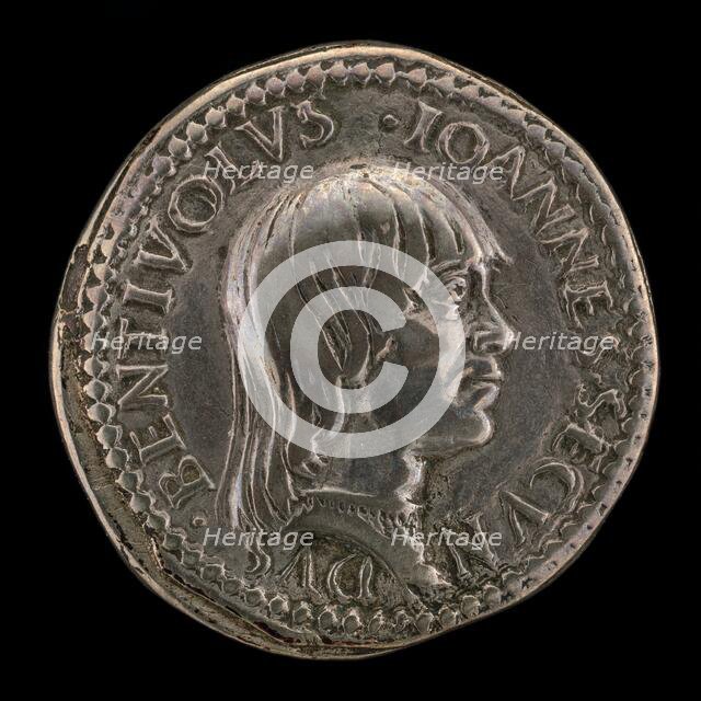 Giovanni II Bentivoglio, 1443-1509, Lord of Bologna 1462-1506 [obverse]. Creator: Francesco Francia.