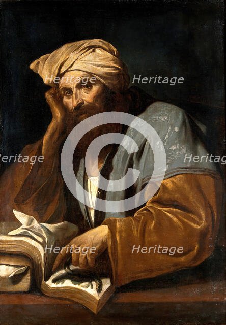 An Arabic man of learning (Avicenna ?), 17th century. Creator: Unknown.