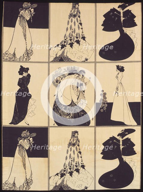 Panel, England, 1901/25, Reproductions (Originals 1894/95). Creator: Unknown.