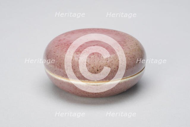 Box for Seal Paste, Qing dynasty (1644-1911), Kangxi reign mark and period (1662-1722). Creator: Unknown.