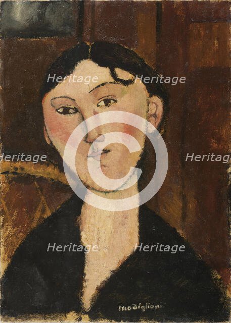 Portrait of Beatrice Hastings, c1915. Creator: Modigliani, Amedeo (1884-1920).