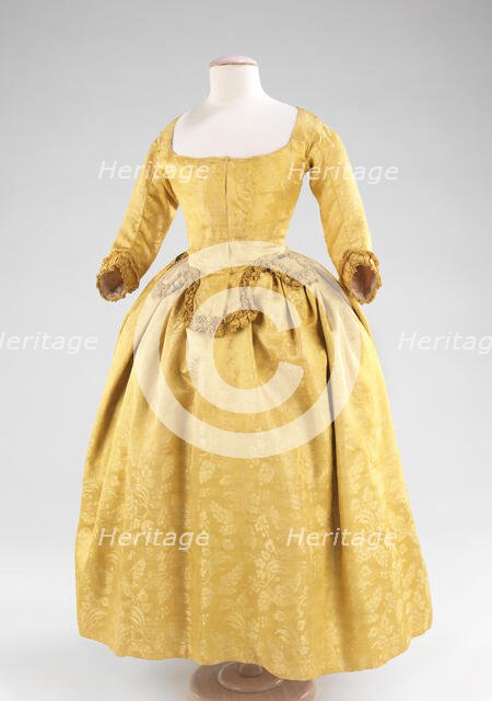 Dress, British, 1775-85. Creator: Unknown.