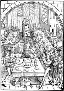 Illustration to the book Schatzkammer, 1490-1491. Artist: Wolgemut, Michael (1434-1519)