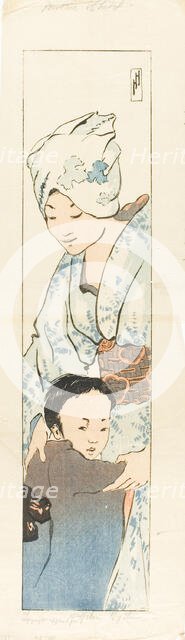 Mother and Child, 1901. Creator: Helen Hyde.