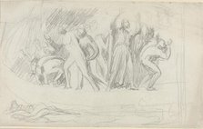 Study for "The Deluge", 1790s. Creator: George Romney.
