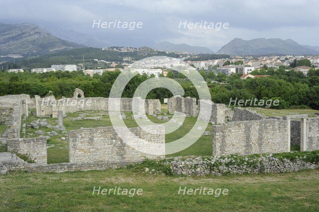 Ruins of the Episcopal Centre, ancient city of Salona, Solin, Croatia, 2018. Creator: Unknown.