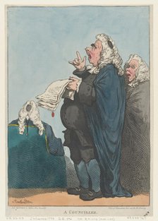 A Counciller [sic], January 1, 1801., January 1, 1801. Creator: Thomas Rowlandson.