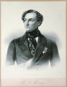 Portrait of Count Ivan Matveyevich Tolstoy (1806-1867). Creator: Rohrbach, Paul (1817-after 1862).