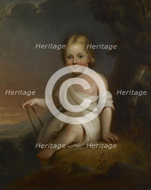 Portrait of Master Francis M. Jencks, c1848. Creator: Alfred Jacob Miller.