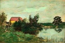 A Lake Scene, 1900-1923. Creator: William York Macgregor.