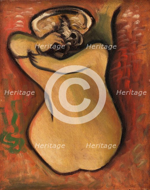 Woman Washing Herself, 1930-1939. Creator: Mikulas Galanda.