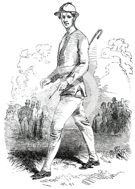 Richard Manks, the Pedestrian, 1850. Creator: Unknown.