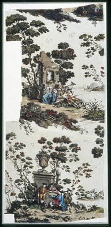 Panel (Furnishing Fabric), Middlesex, 1769. Creator: Robert Jones and Co.